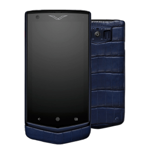 Vertu constellation v pure navy alligator