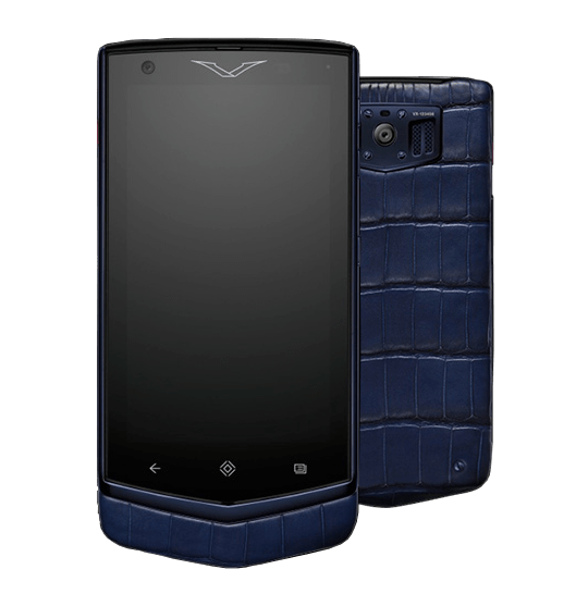 Vertu constellation v pure navy alligator