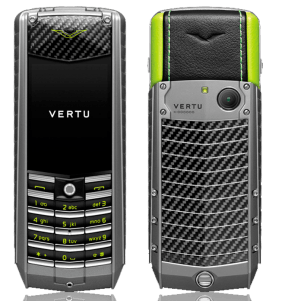 Vertu Ascent x 2010 carbon fiber green