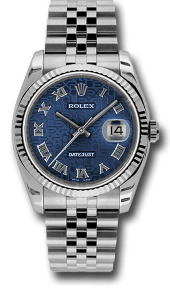 Rolex Datejust 36mm Steel and White Gold