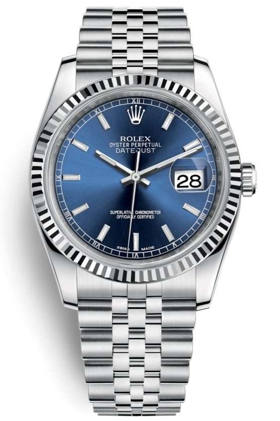 Rolex Datejust 36mm Steel and White Gold