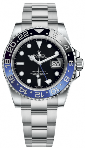 Rolex GMT Master II 40mm Steel "Batman"