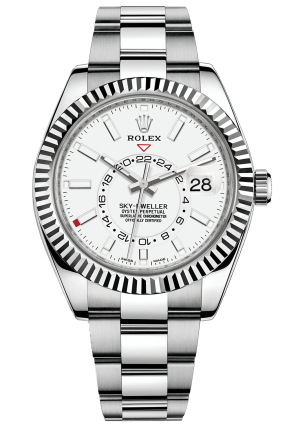 Rolex Sky-Dweller 42mm Steel and White Gold