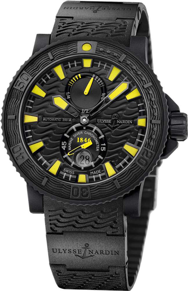 Ulysse Nardin diver black sea