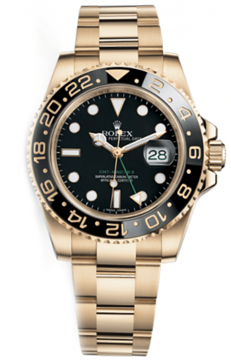 Rolex GMT Master II 40mm Yellow Gold