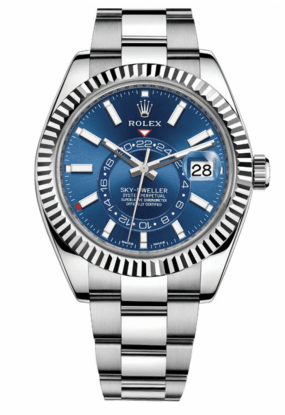 Rolex Sky-Dweller 42mm Steel and White Gold