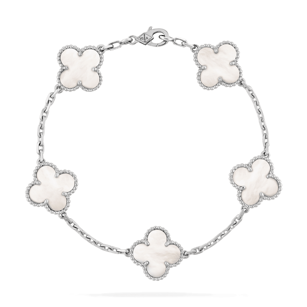 Браслет Van Cleef & Arpels Vintage Alhambra, 5 мотивов