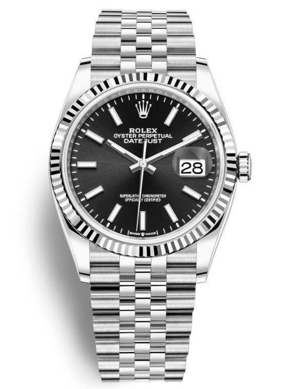 Rolex Datejust 36mm Steel and White Gold