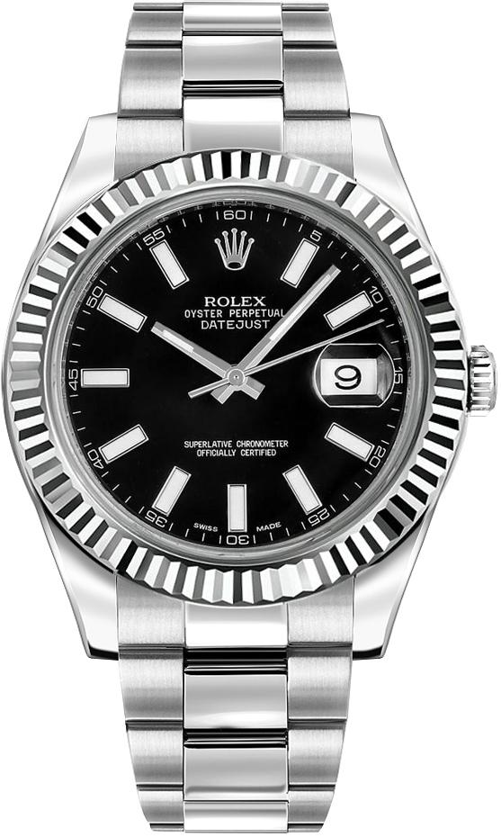 Rolex Datejust II 41mm Steel and White Gold