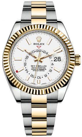 Rolex Sky-Dweller 42mm Steel and Yellow Gold