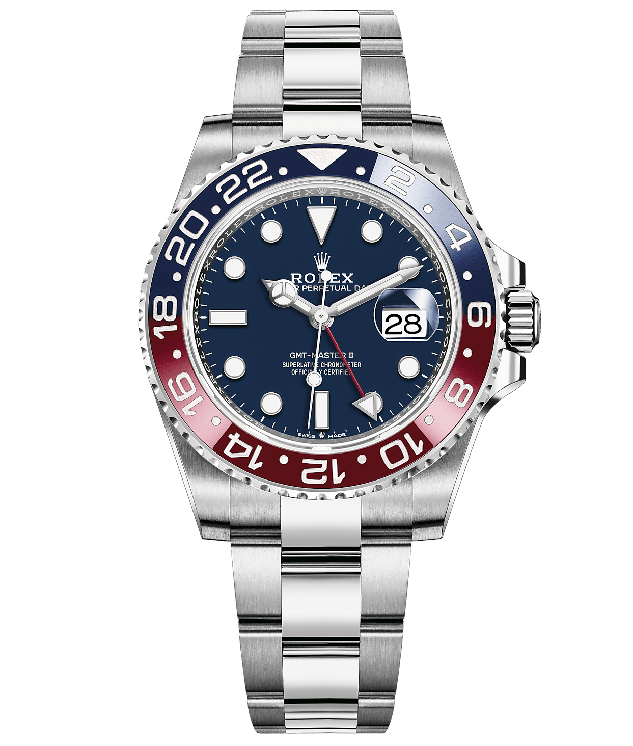 Rolex GMT Master II 40mm White Gold