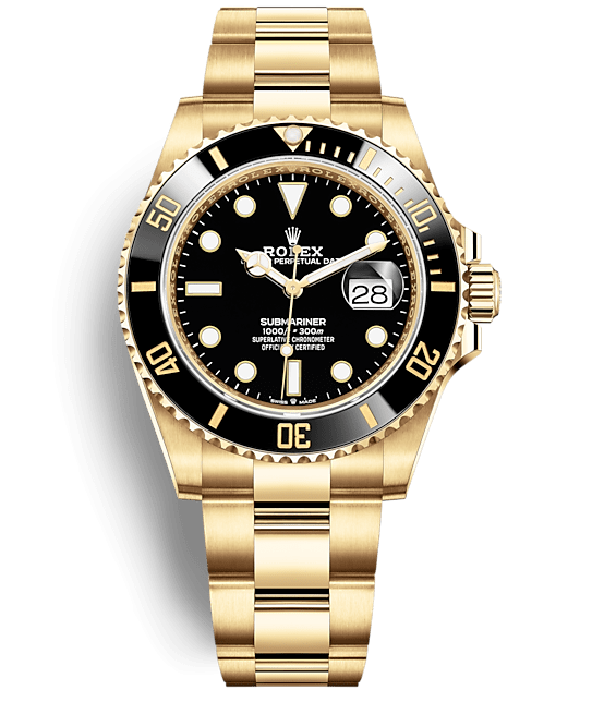 Rolex Submariner Date 41 mm Yellow Gold