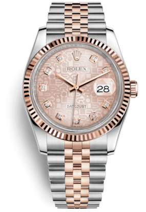 Rolex Datejust 36mm Steel and Everose Gold