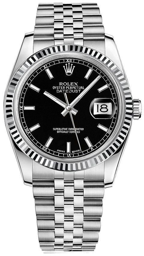 Rolex Datejust 36mm Steel and White Gold