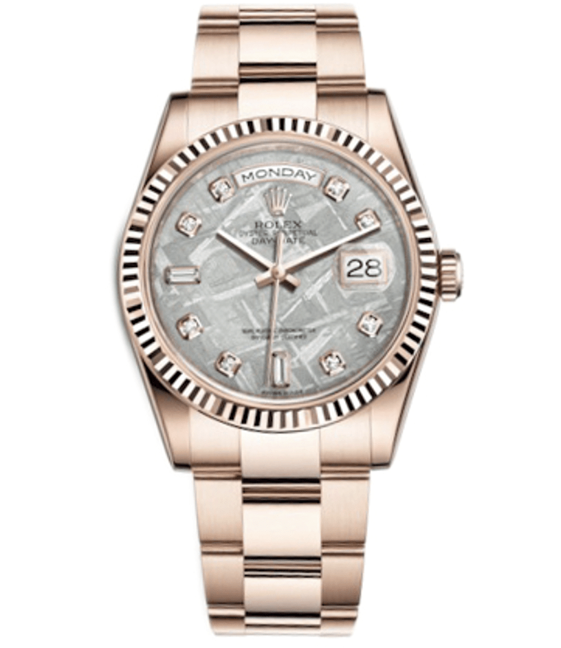 Rolex Day-Date 36mm Everose Gold METEORITE