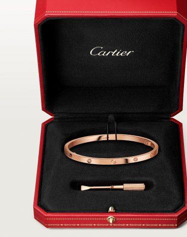 Браслет Cartier Love small model 6 diamonds