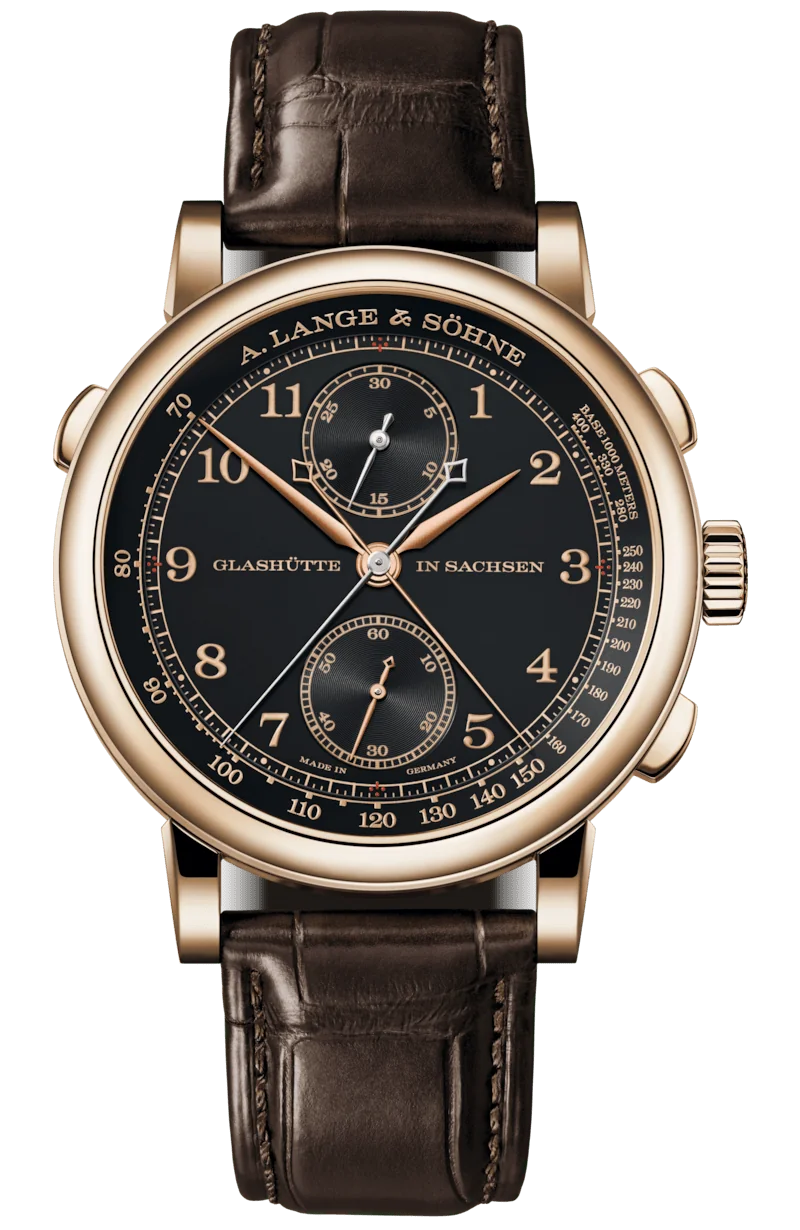 A. Lange and Sohne  1815 Rattrapante Honeygold Homage to F. A. Lange