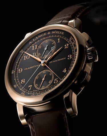 A. Lange and Sohne  1815 Rattrapante Honeygold Homage to F. A. Lange