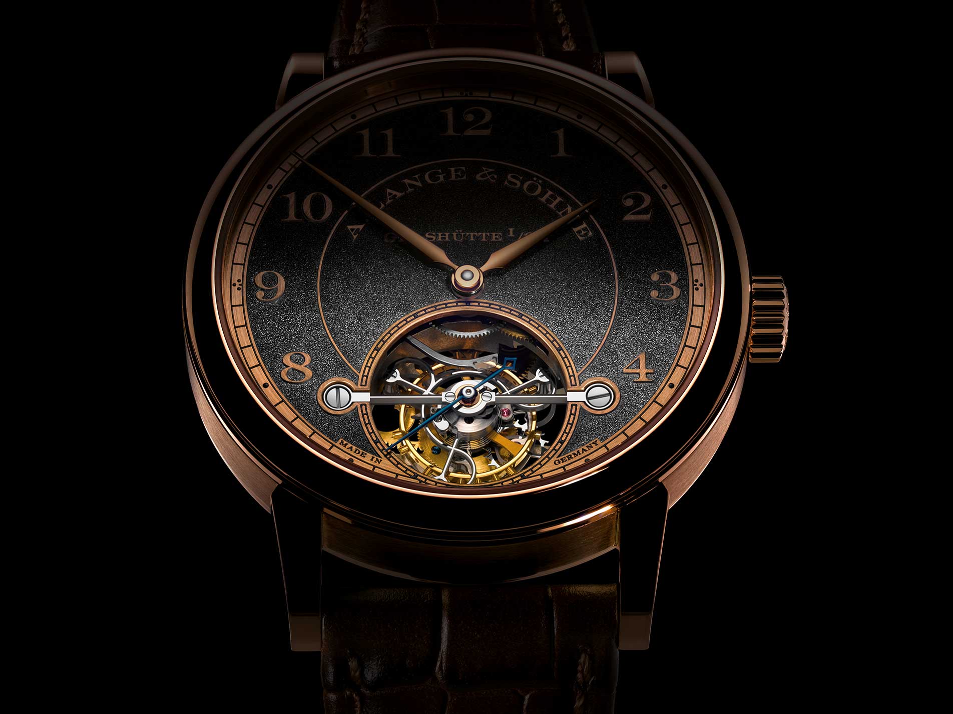 A. Lange and Sohne 1815 Tourbillon w/Stop Seconds & Zero-Reset