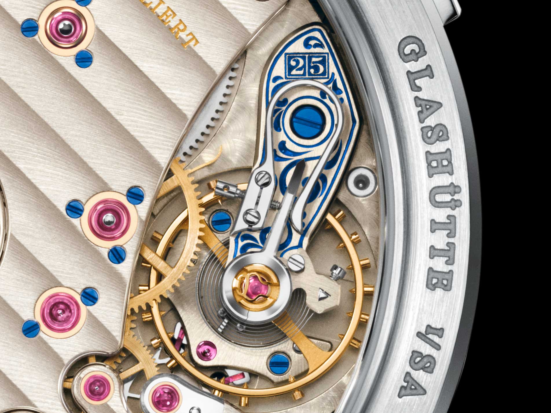 A. Lange and Sohne Grand Lange 1 Moon Phase 25th Anniversary