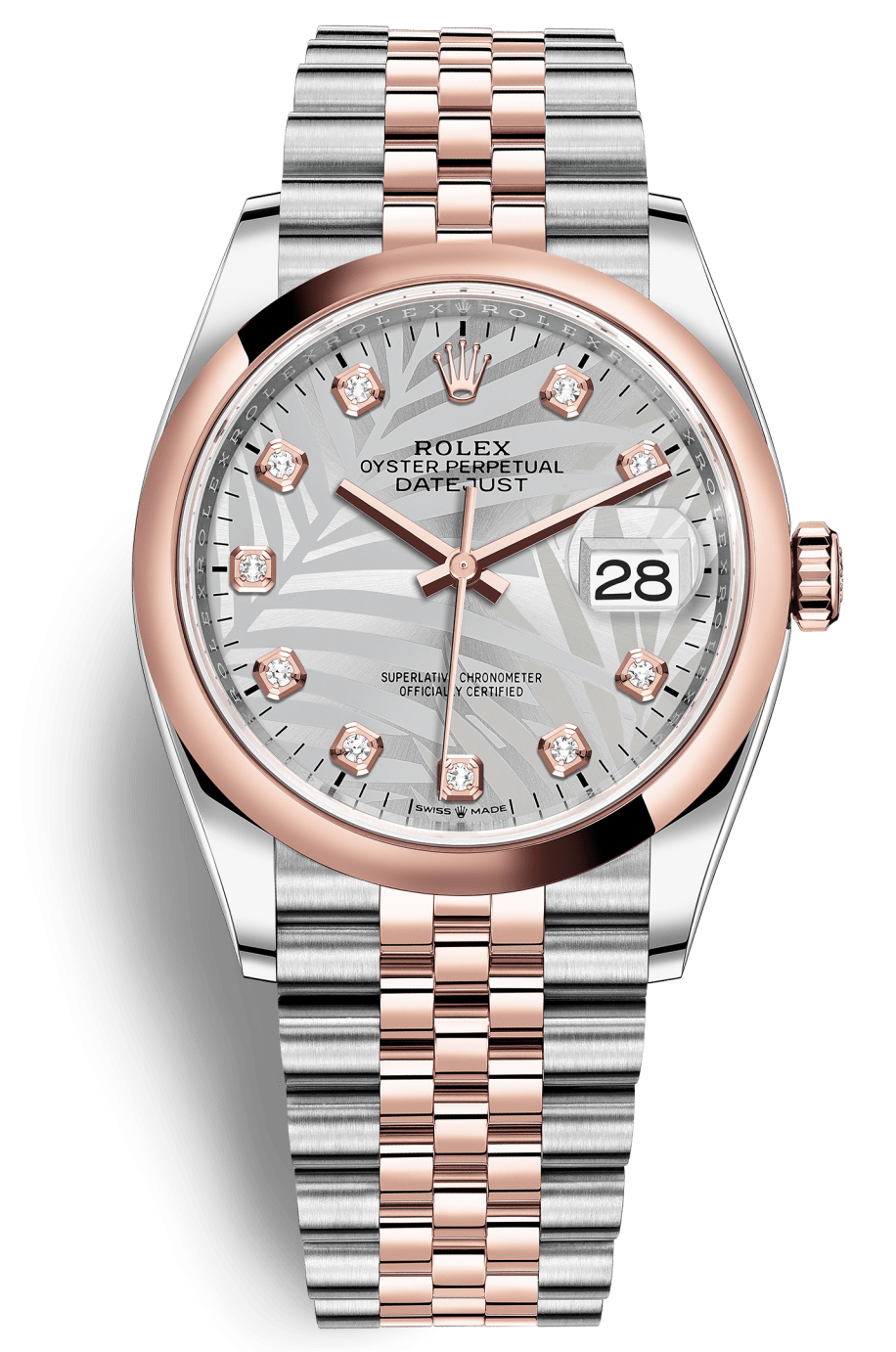 Rolex Datejust 36mm Steel and Everose Gold