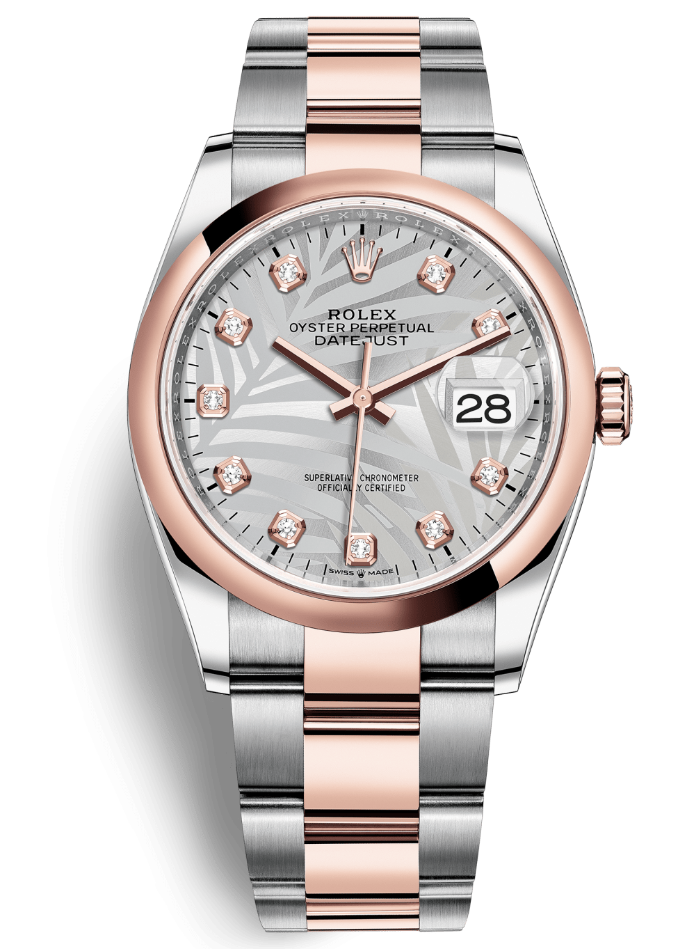 Rolex Datejust 36mm Steel and Everose Gold