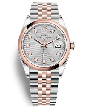 Rolex Datejust 36mm Steel and Everose Gold