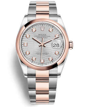 Rolex Datejust 36mm Steel and Everose Gold