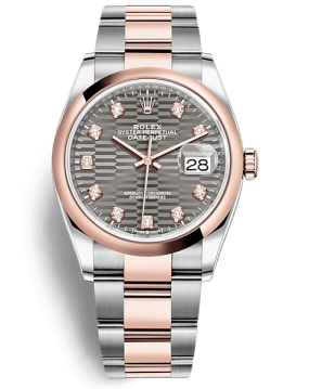 Rolex Datejust 36mm Steel and Everose Gold