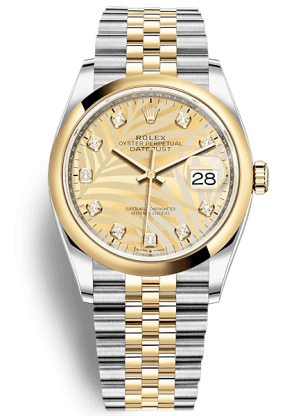 Rolex Datejust 36mm Steel and Yellow Gold