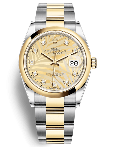 Rolex Datejust 36mm Steel and Yellow Gold