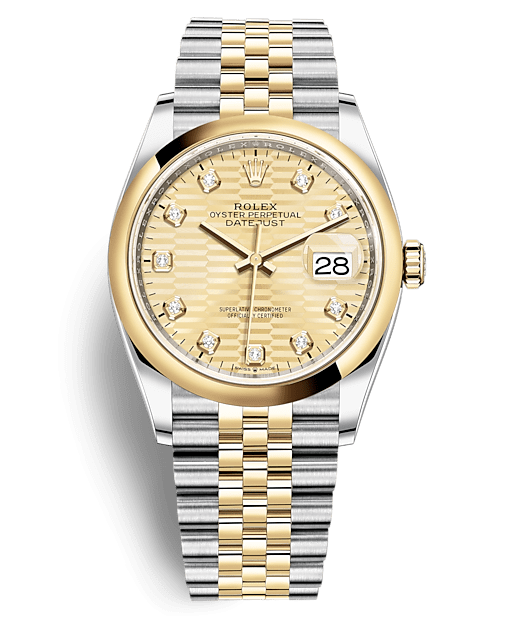 Rolex Datejust 36mm Steel and Yellow Gold