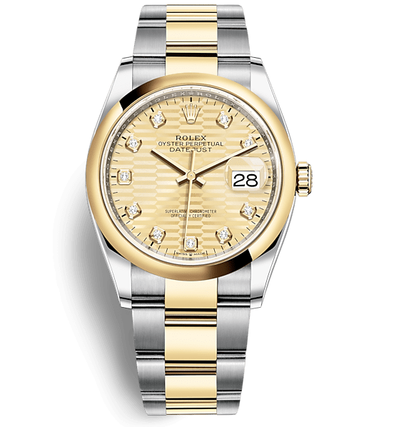 Rolex Datejust 36mm Steel and Yellow Gold