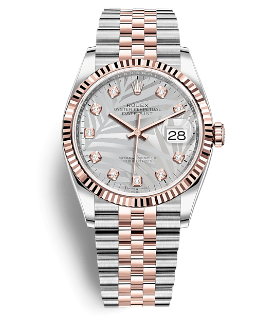 Rolex Datejust 36mm Steel and Everose Gold