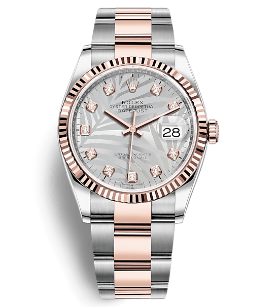 Rolex Datejust 36mm Steel and Everose Gold