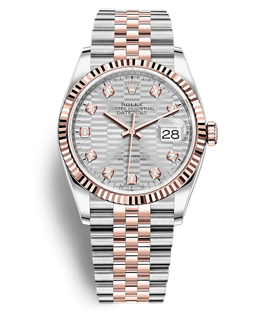 Rolex Datejust 36mm Steel and Everose Gold