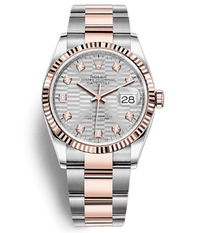 Rolex Datejust 36mm Steel and Everose Gold