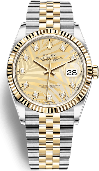 Rolex Datejust 36mm Steel and Yellow Gold