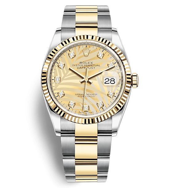 Rolex Datejust 36mm Steel and Yellow Gold