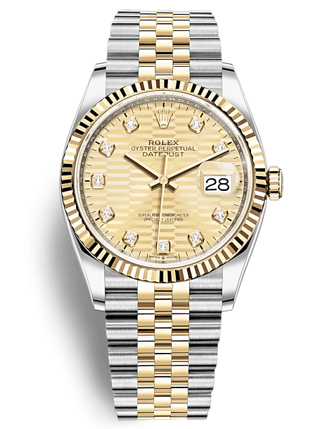 Rolex Datejust 36mm Steel and Yellow Gold