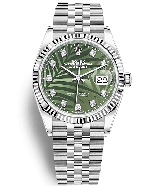 Rolex Datejust 36mm Steel and White Gold