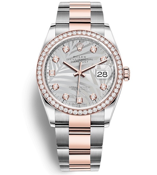 Rolex Datejust 36mm Steel and Everose Gold