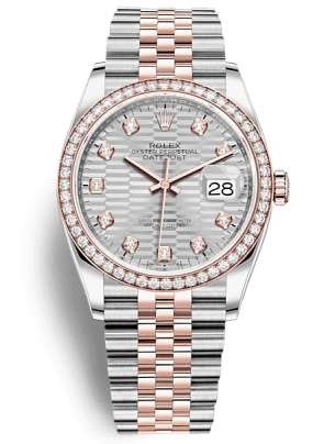 Rolex Datejust 36mm Steel and Everose Gold