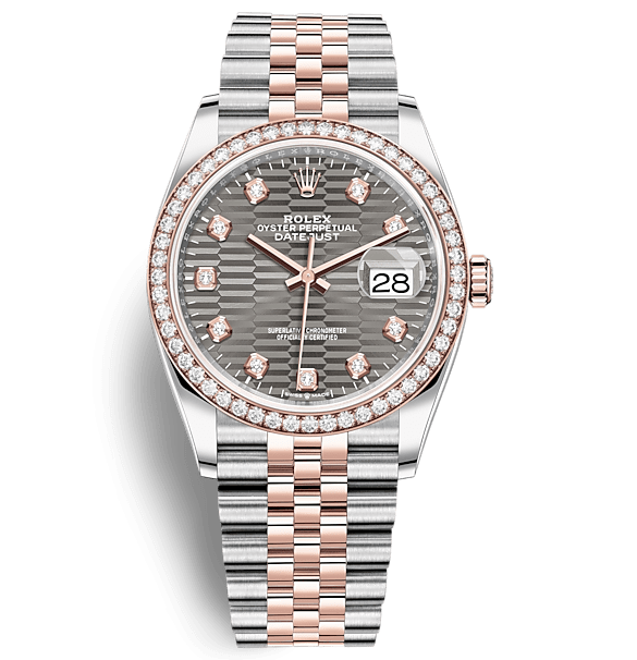 Rolex Datejust 36mm Steel and Everose Gold