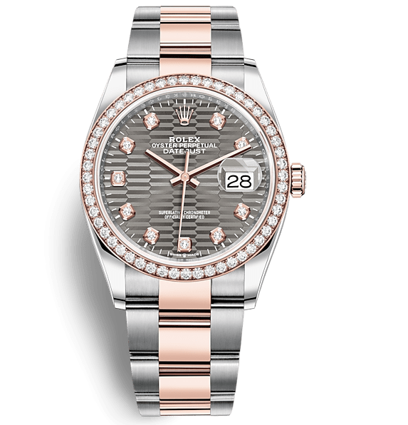 Rolex Datejust 36mm Steel and Everose Gold