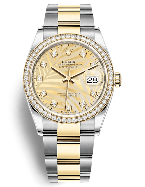 Rolex Datejust 36mm Steel and Yellow Gold