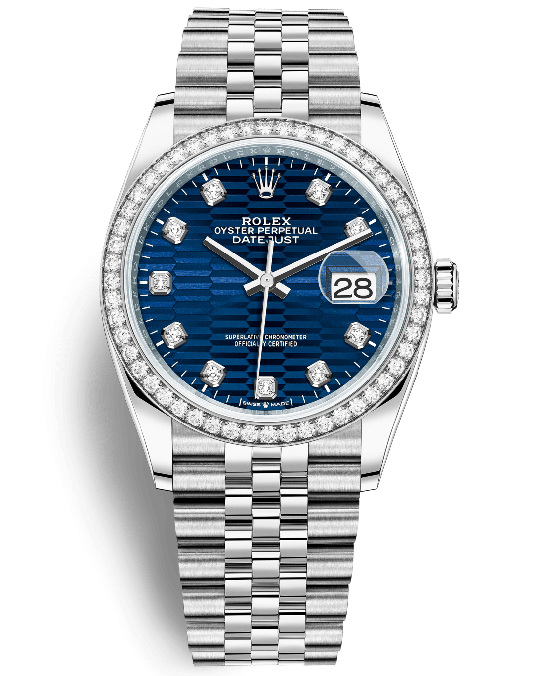 Rolex Datejust 36mm Steel and White Gold