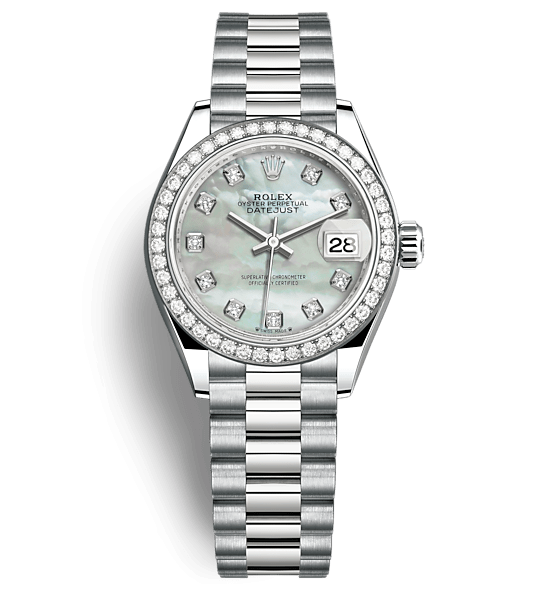 Rolex Datejust 28 mm White Gold