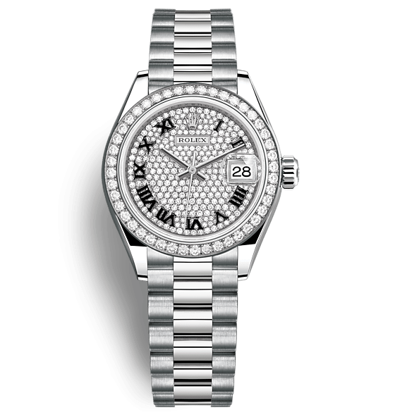 Rolex Datejust 28 mm White Gold