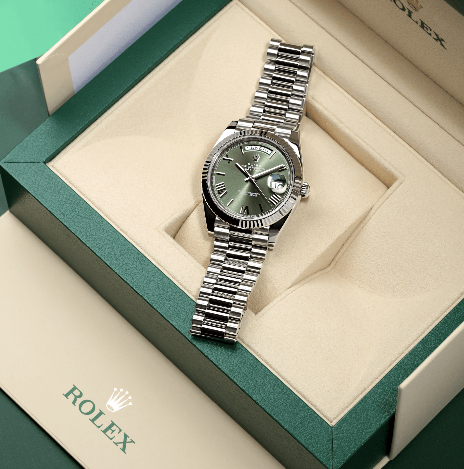 Rolex Day-Date 40 mm White Gold